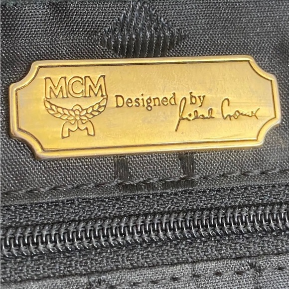 Authentic Vintage MCM black leather backpack 🔥🔥 - Picture 6 of 12